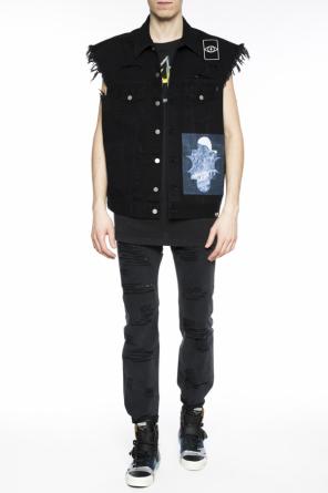Jeansowa kamizelka typu 'oversize' z naszywkami, zdjęcie 2 Jeansowa kamizelka typu 'oversize' z naszywkami od Diesel
